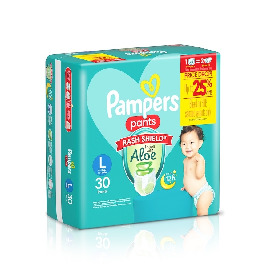 PAMPERS Baby Dry Pants Value Diaper Large 30s Promo Pack