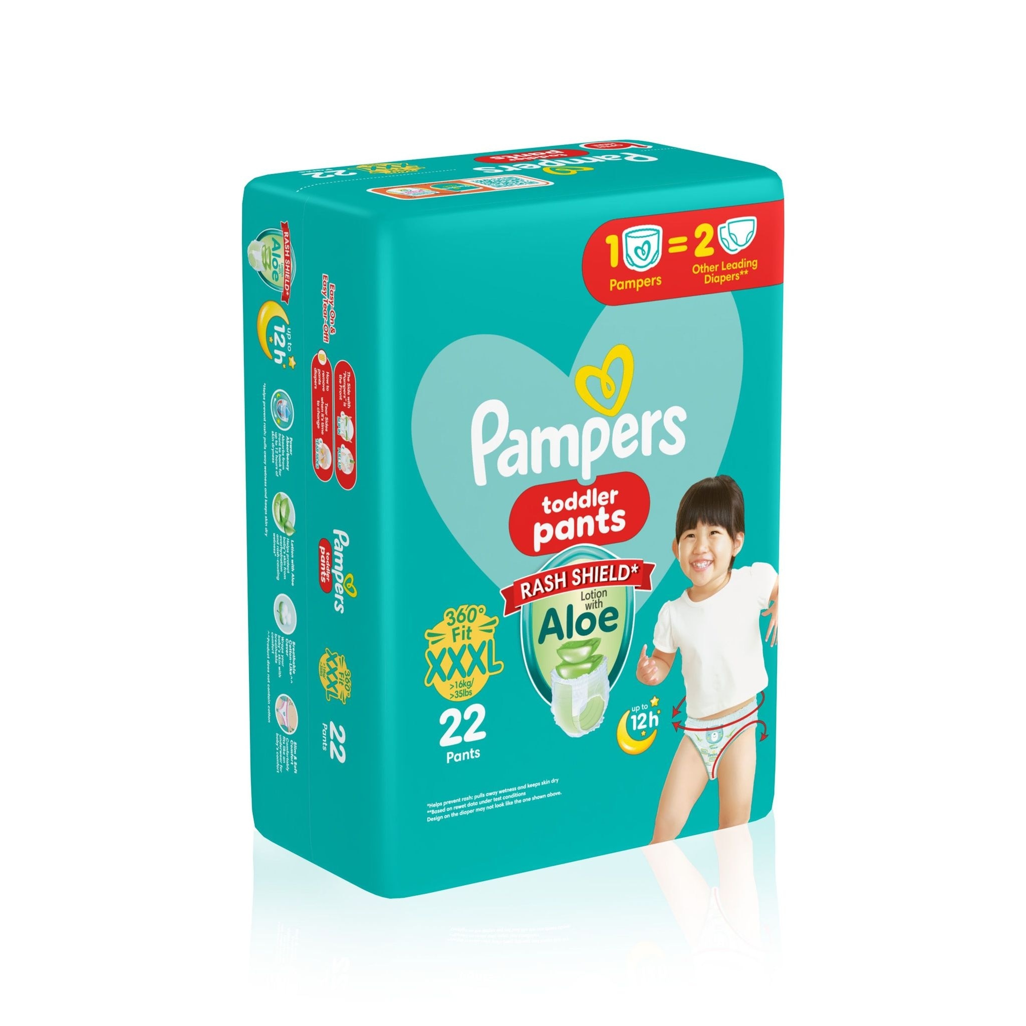 PAMPERS Baby Dry Toddler Pants Value Diaper XXXL 22s Promo Pack
