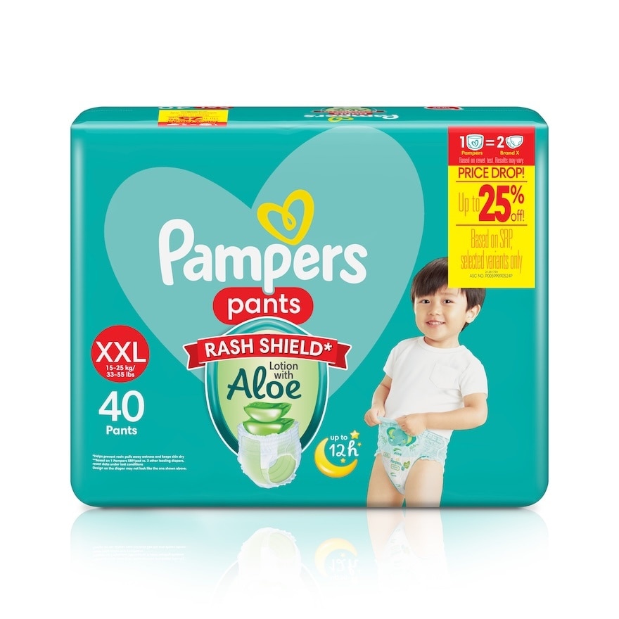 PAMPERS Baby Dry Pants Super Jumbo Diaper XXL 40s Promo Pack