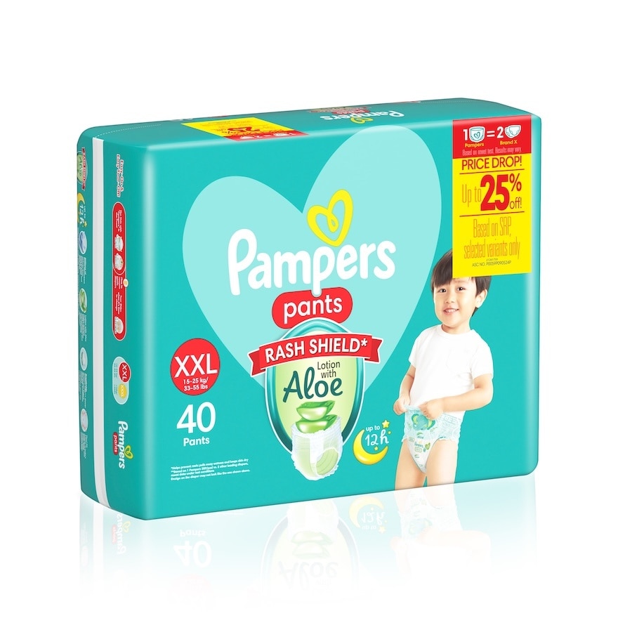 PAMPERS Baby Dry Pants Super Jumbo Diaper XXL 40s Promo Pack