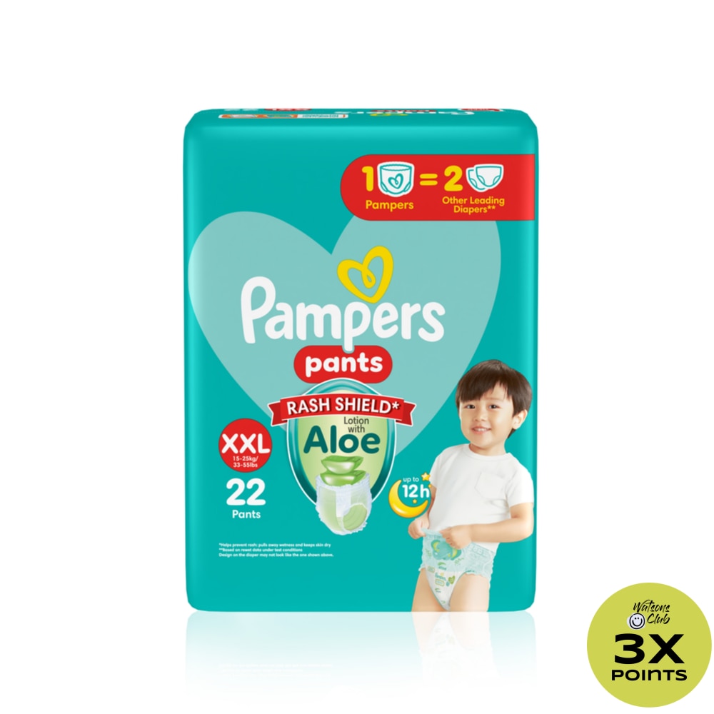 PAMPERS Baby Dry Pants Value Diaper XXL 22s Promo Pack