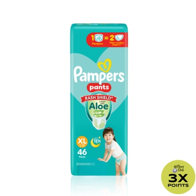 PAMPERS PAMPERS Baby Dry Pants Super Jumbo Diaper XL 46s Promo Pack