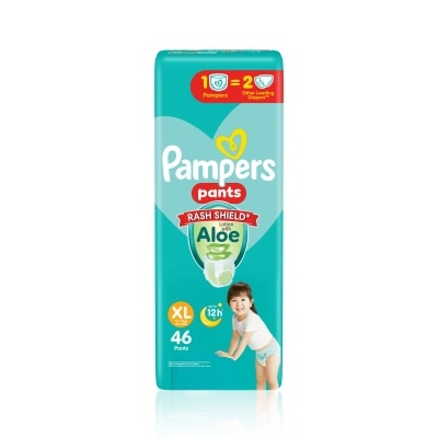 PAMPERS PAMPERS Baby Dry Pants Super Jumbo Diaper XL 46s Promo Pack