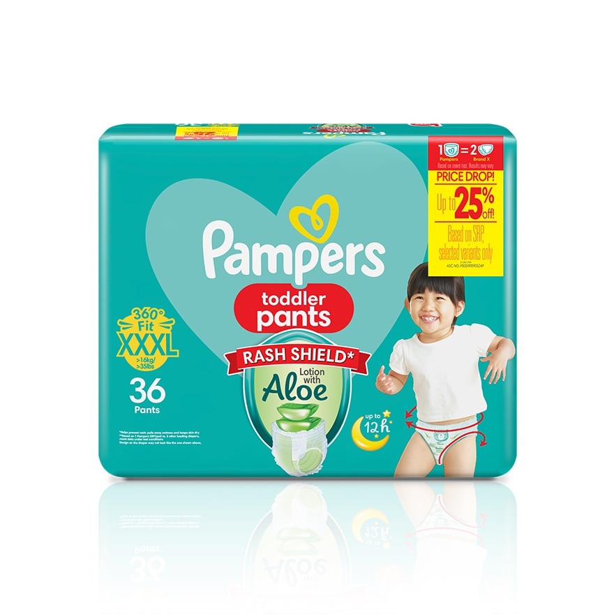 Pampers Baby Dry Pants Super Jumbo 3XL 36s