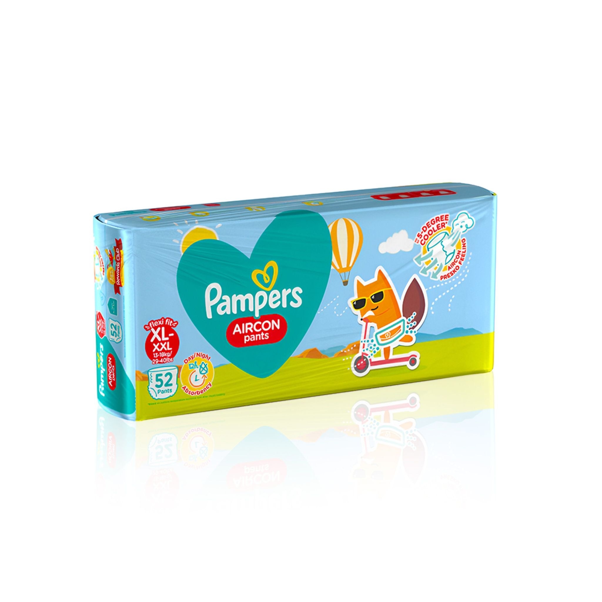 Pampers Aircon Pants Singles XL52