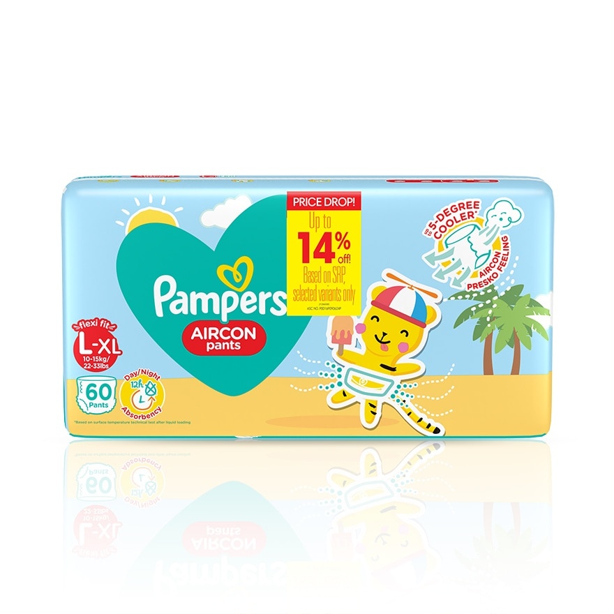 Pampers Aircon Pants Singles L60