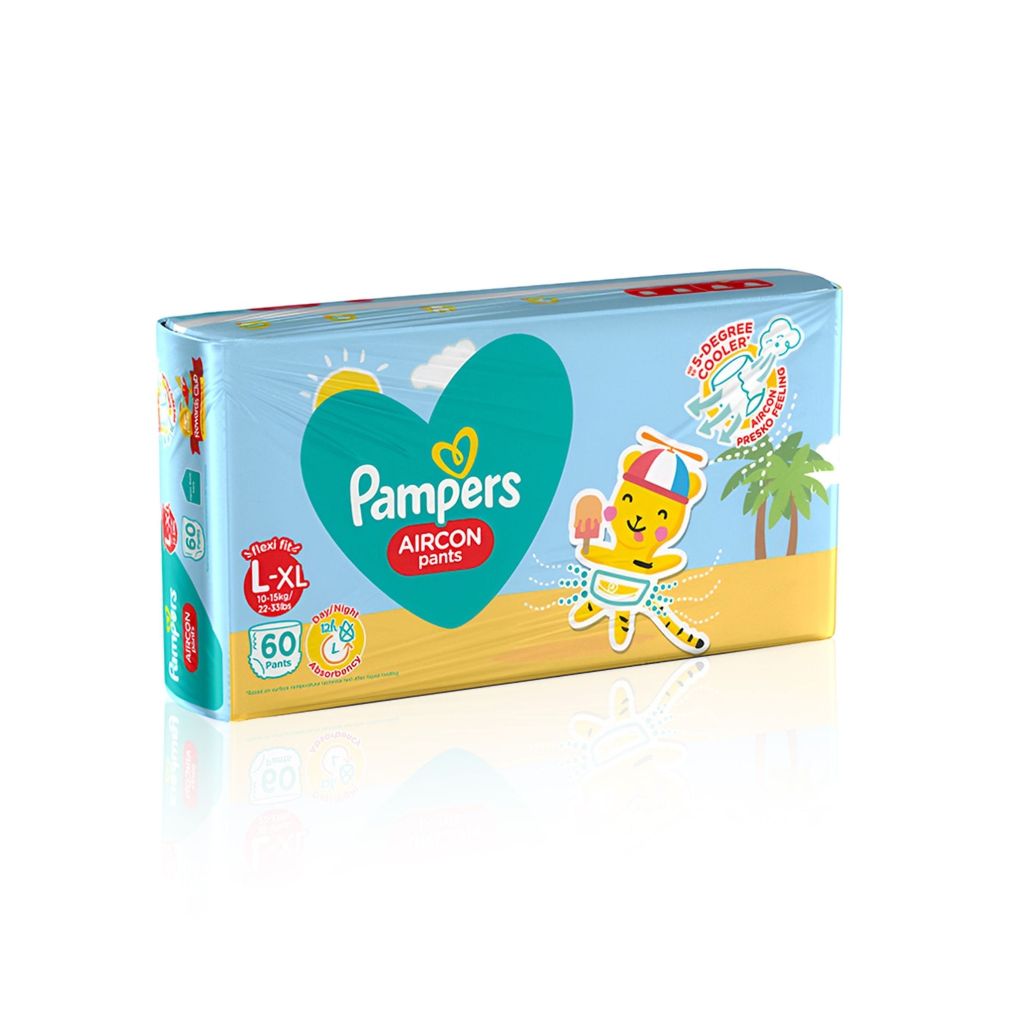 Pampers Aircon Pants Singles L60