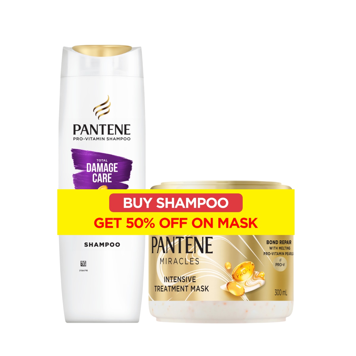 PANTENE Total Damage Care Duo Shampoo & Treatment 300ml x 300ml