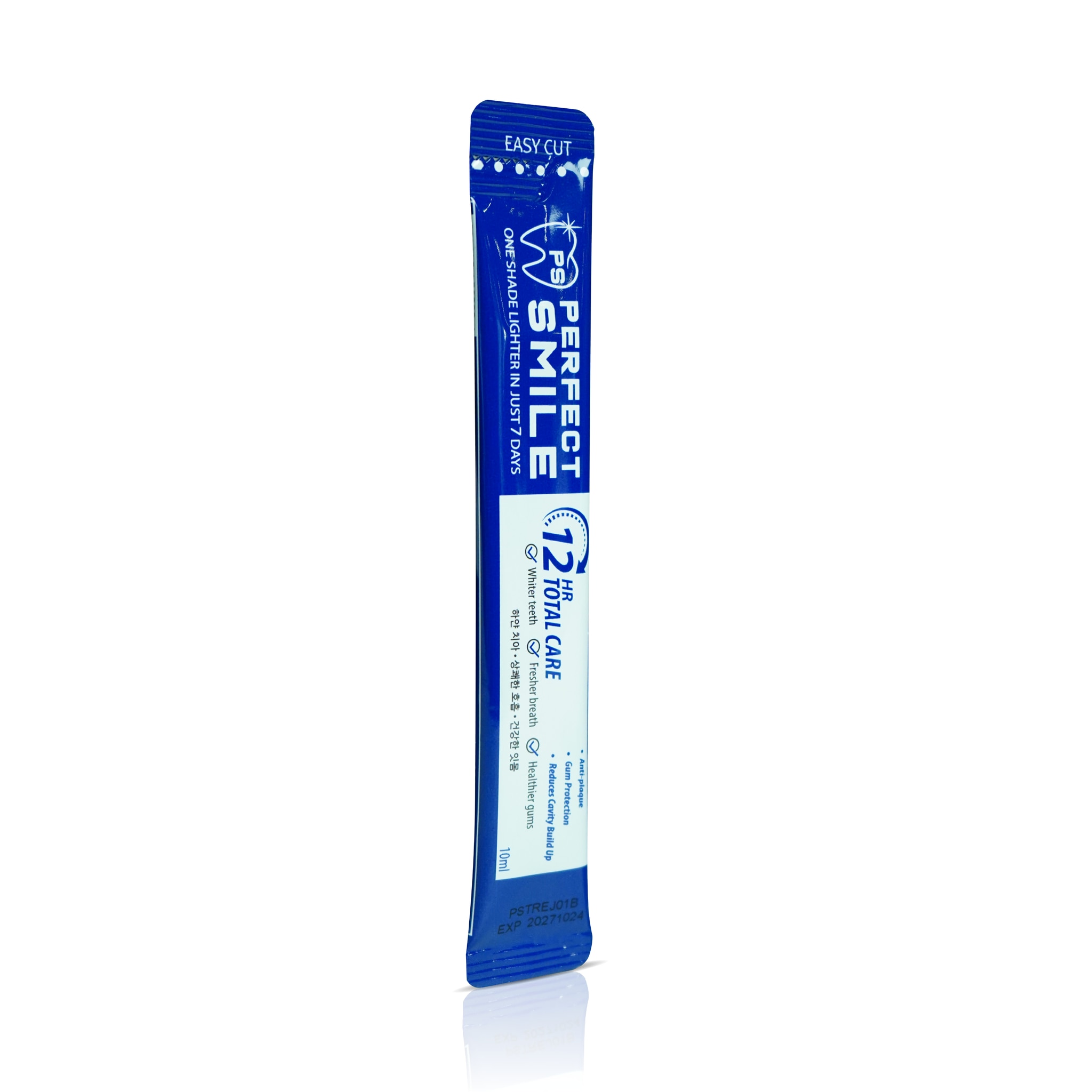 PERFECT SMILE 12 Hour Total Care Teeth Whitening Oral Rinse Stick