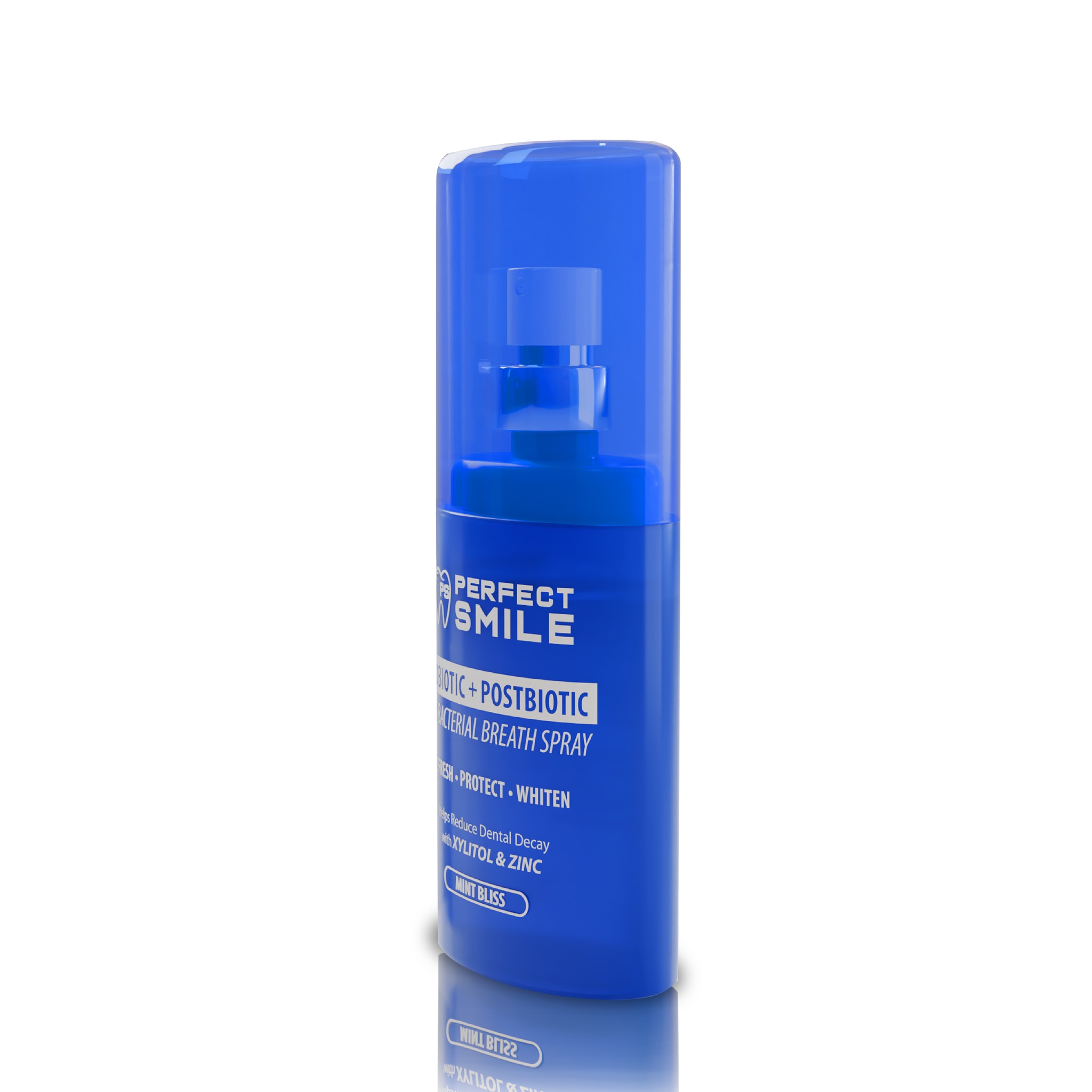 PERFECT SMILE Probiotic+Postbiotic Antibacterial Breath Spray Mint Bliss 15ml