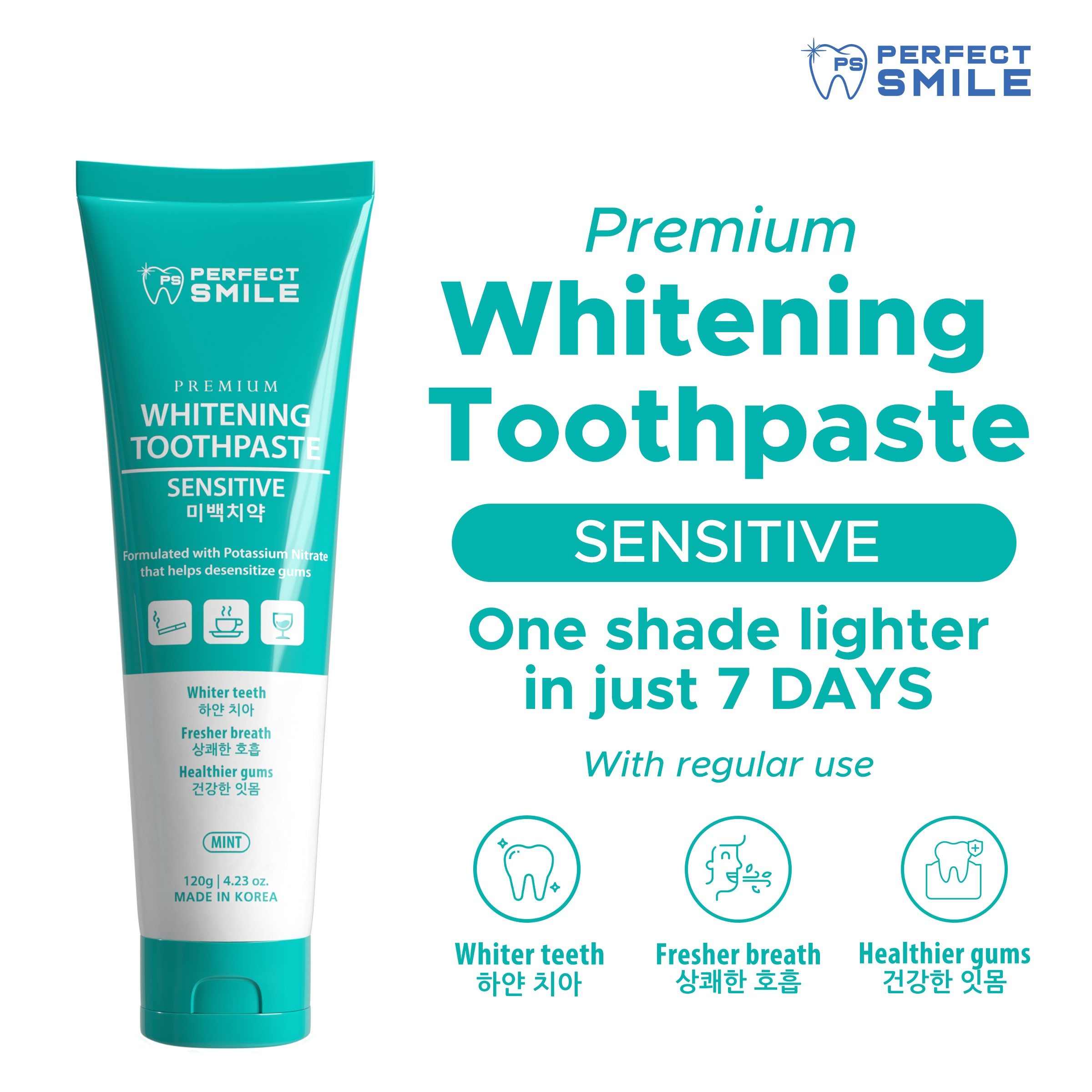 Whitening Toothpaste Sensitive 120g