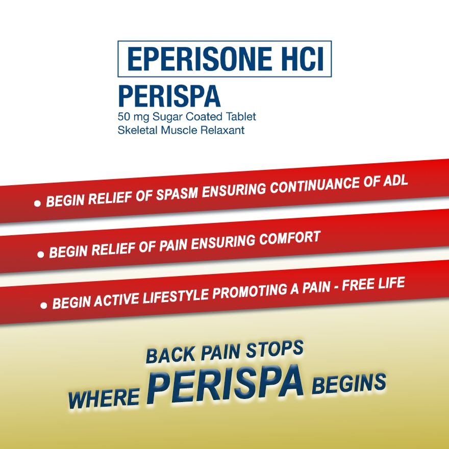 Eperisone 50mg 1 Tablet [Prescription Required]