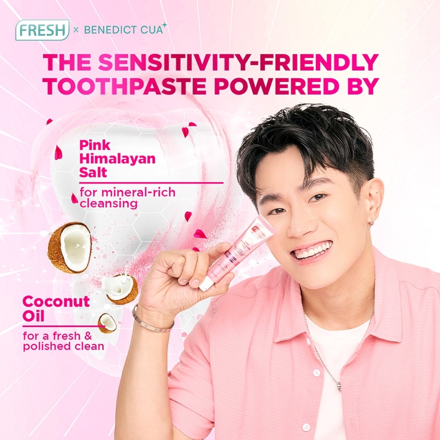 FRESH Smilelab Triple Sensitive Relief Pink Himalayan Toothpaste 35g image
