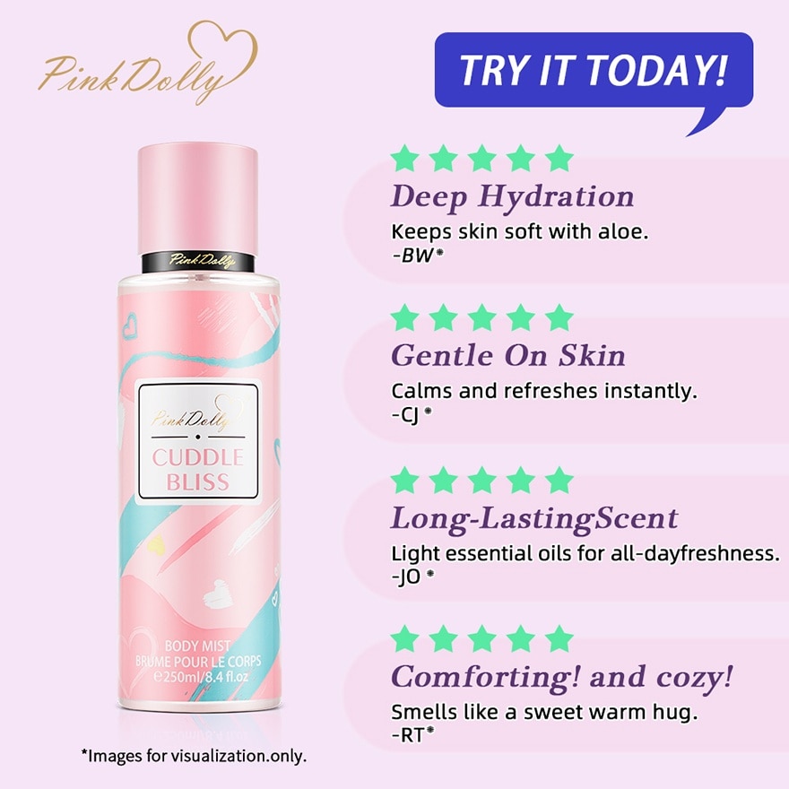 PINK DOLLY Cuddle Bliss Fragrance Mist 250ml