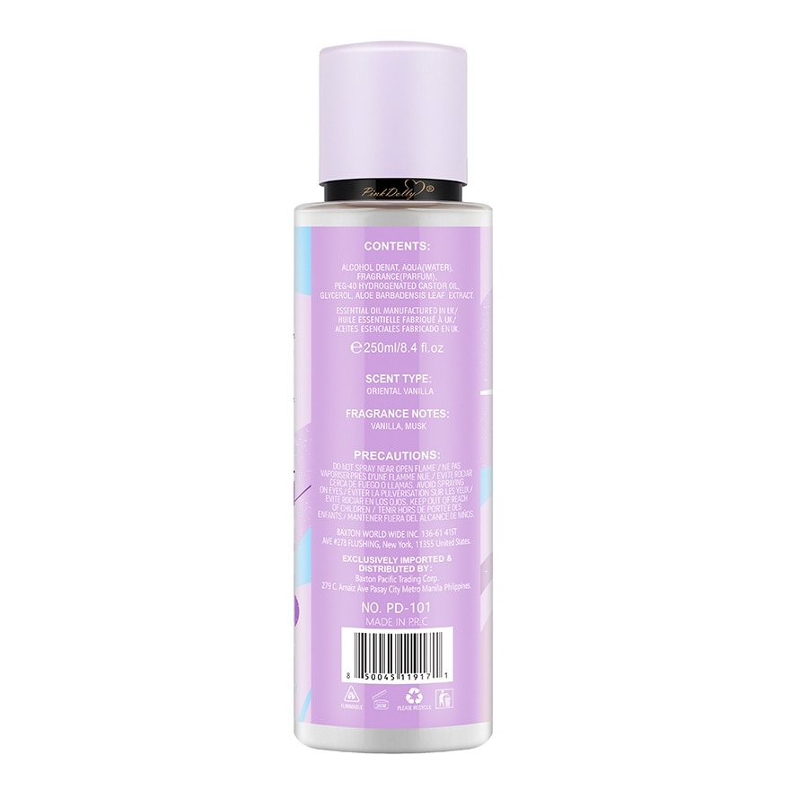 PINK DOLLY Vanilla Creme Fragrance Mist 250ml