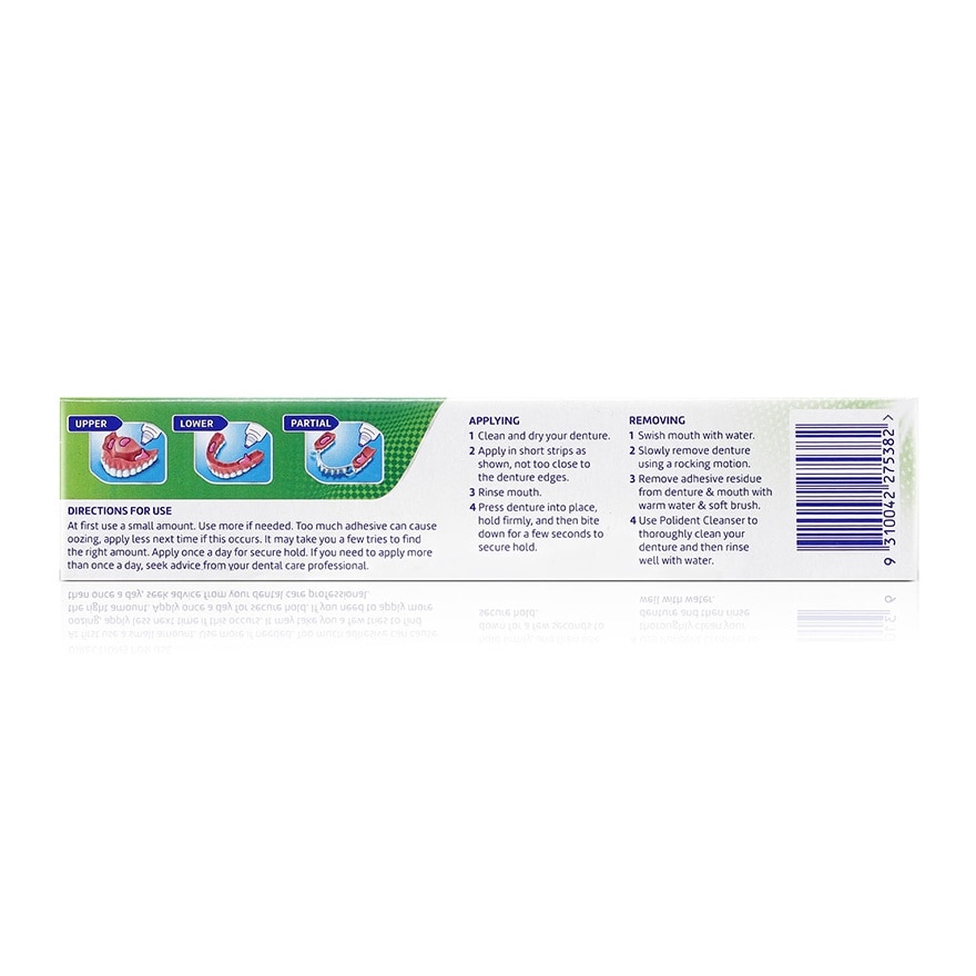 Denture Adhesive Fresh Mint Cream 60g image