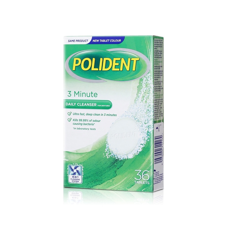 3 Minute Daily Cleanser Denture 36 Tablets image