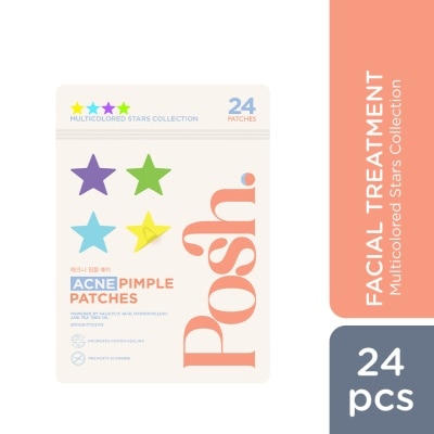 POSH SKIN POSH SKIN Acne Pimple Patches Multicolored Stars Collection 24 Pieces