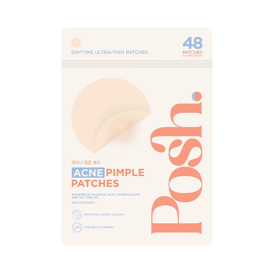 POSH SKIN Acne Pimple Patches Daytime Ultra-Thin Patches 48 Pieces