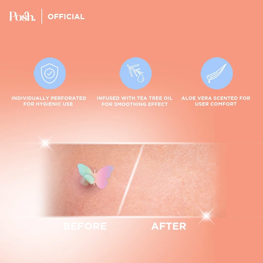 POSH SKIN Acne Pimple Patches Metallic Foil Collection 24 Pieces