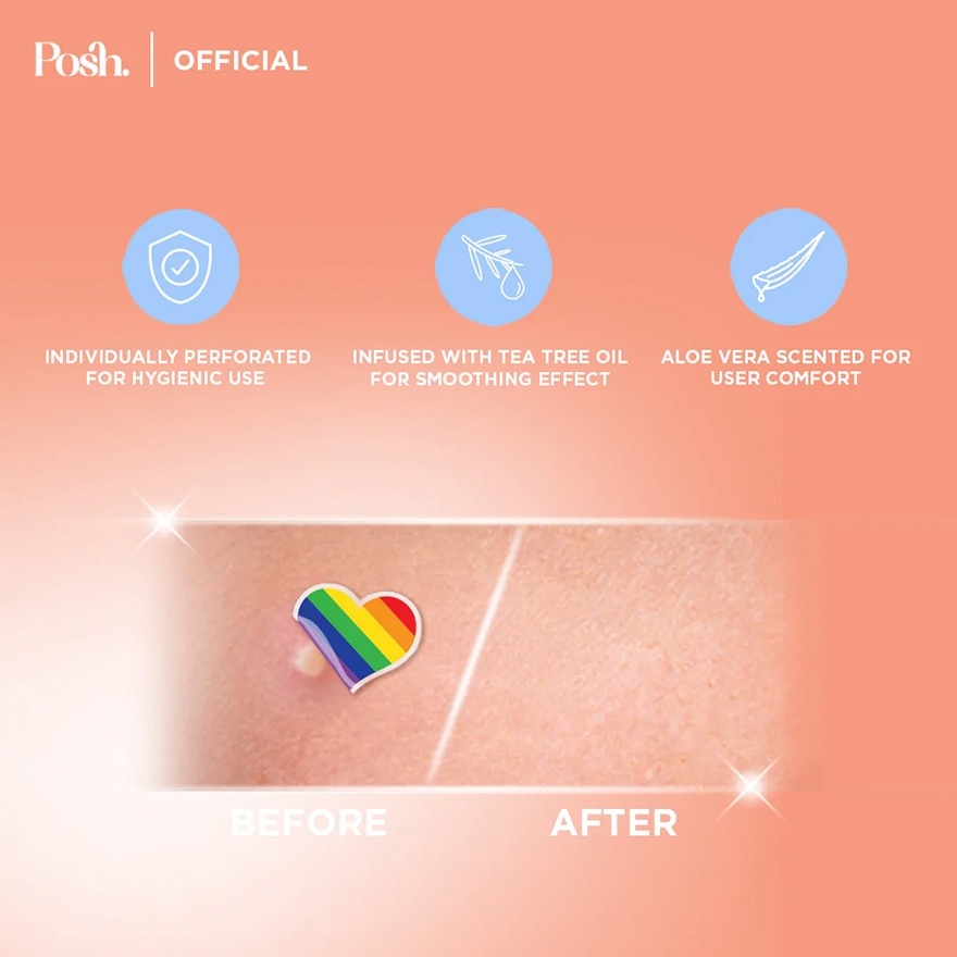 POSH SKIN Acne Pimple Patches Pride Edition Patches 24 Pieces