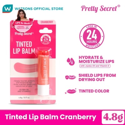 PRETTY SECRET Cranberry Tinted Lip Balm 4.8g