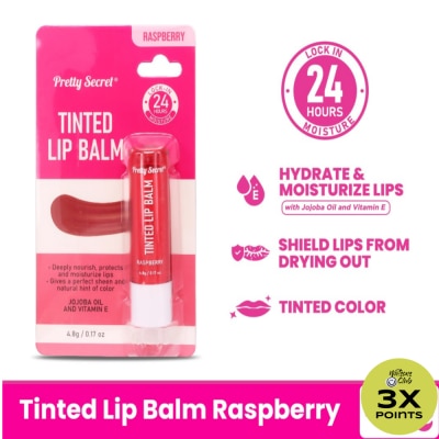 PRETTY SECRET Raspberry Tinted Lip Balm 4.8g