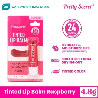 PRETTY SECRET Raspberry Tinted Lip Balm 4.8g