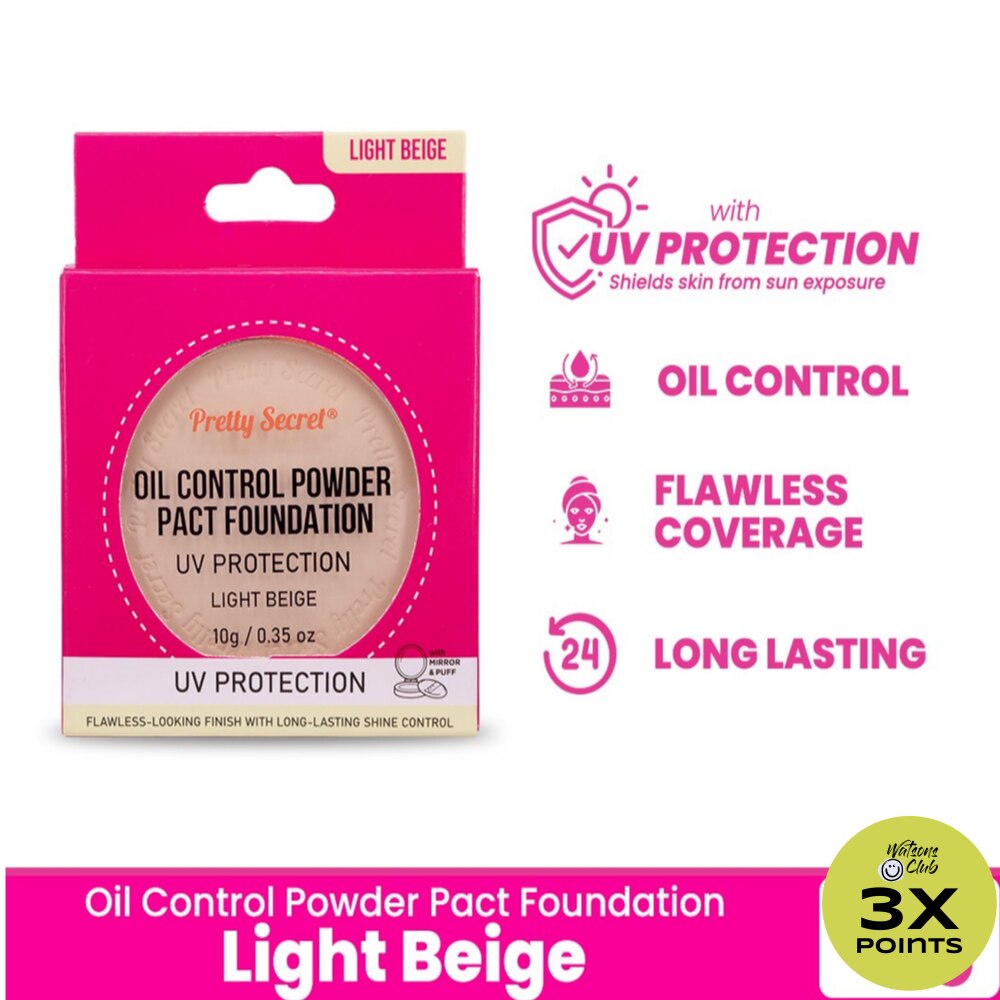 Face Powder Pact Light Beige 10g