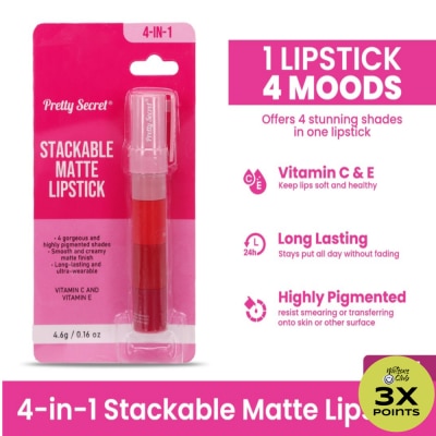 PRETTY SECRET Stackable Matte Lipstick 4.6g