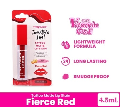 PRETTY SECRET Tattoo Matte Lip Stain Nude Dusk 4.5ml