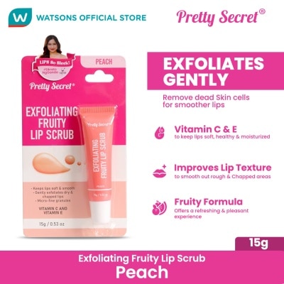 PRETTY SECRET PRETTY SECRET Exfoliating Lip Scrub Peach 15g