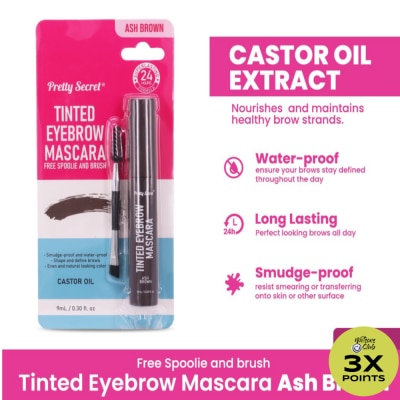 PRETTY SECRET Tinted Eyebrow Mascara 9ML- Ash Brown