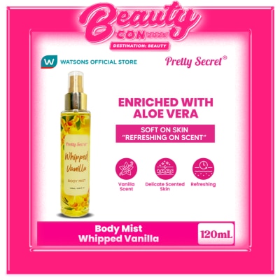 PRETTY SECRET Body Mist Whipped Vanilla 120ml