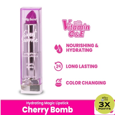 PRETTY SECRET Hydrating Magic Lipstick - Cherry Bomb 3.5g