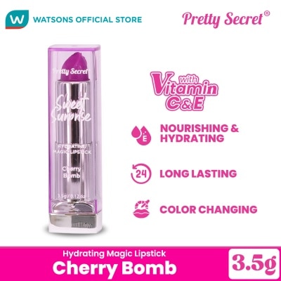 PRETTY SECRET Hydrating Magic Lipstick - Cherry Bomb 3.5g