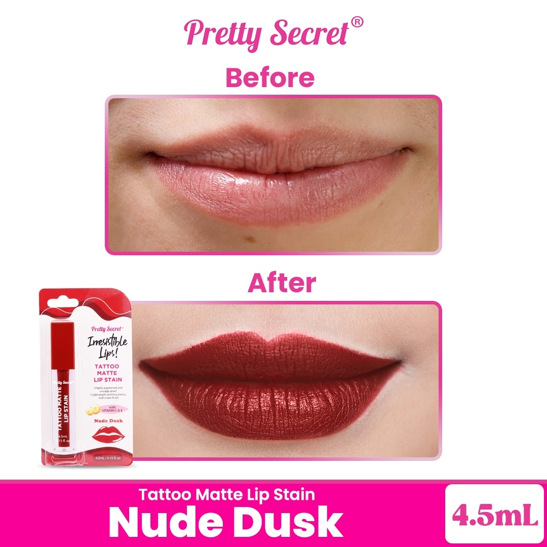 Tattoo Matte Lip Stain Fierce Red 4.5ml