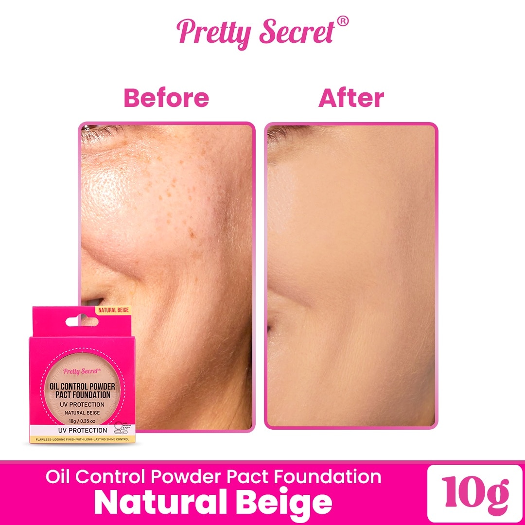Face Powder Pact Natural Beige 10g
