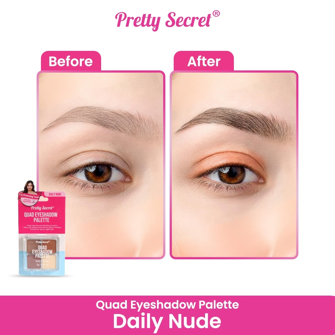 Quad Eyeshadow Palette - Daily Nude 7g