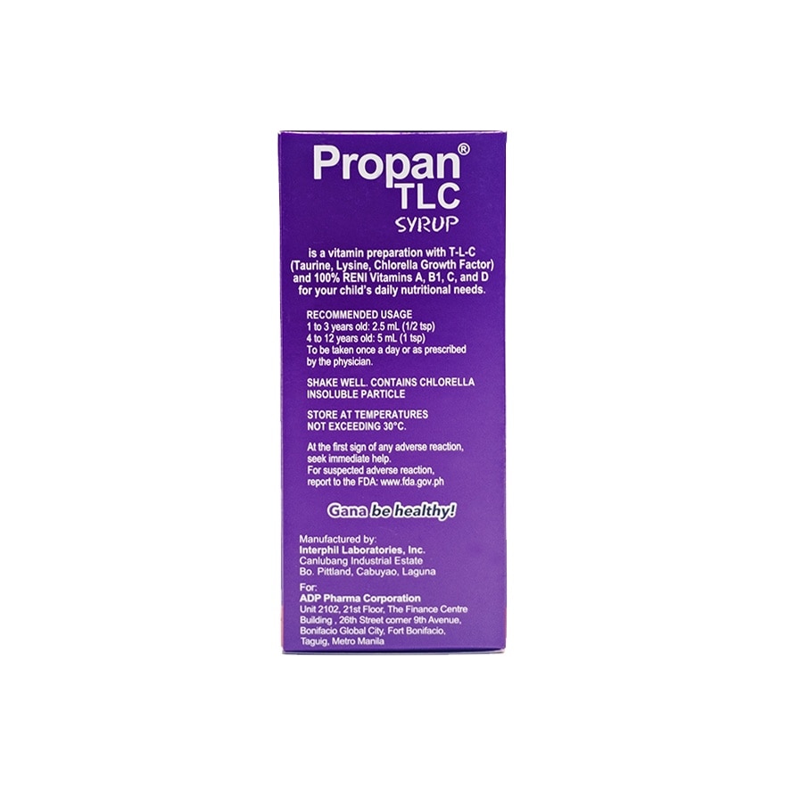Propan TLC Syrup 120ml