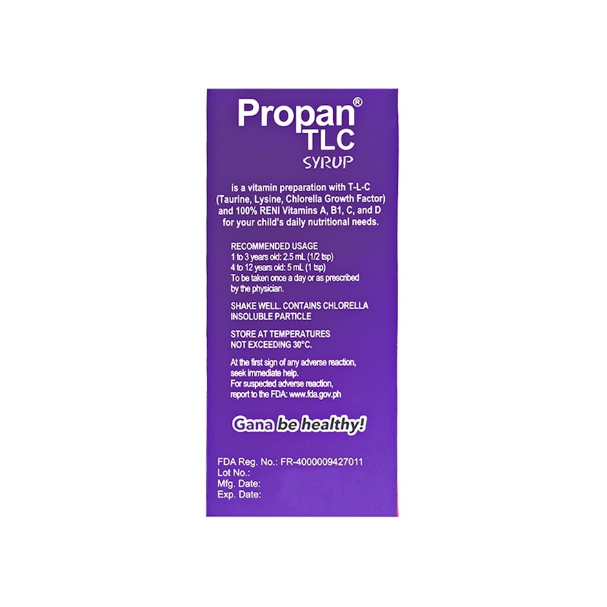 Propan TLC Syrup 250ml