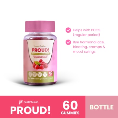 HEALTH FUSION - HEALTH FUSHION Proud Food Supplement Gummies with Vitamin B6 and Herbal Extracts image