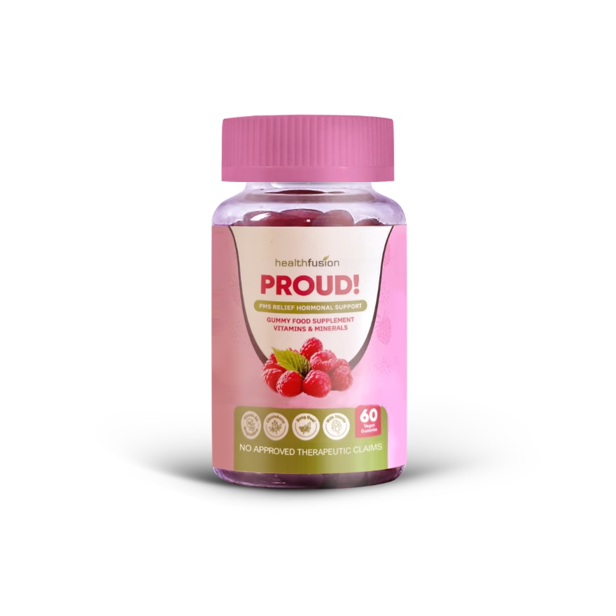 HEALTH FUSHION Proud Food Supplement Gummies with Vitamin B6 and Herbal Extracts image