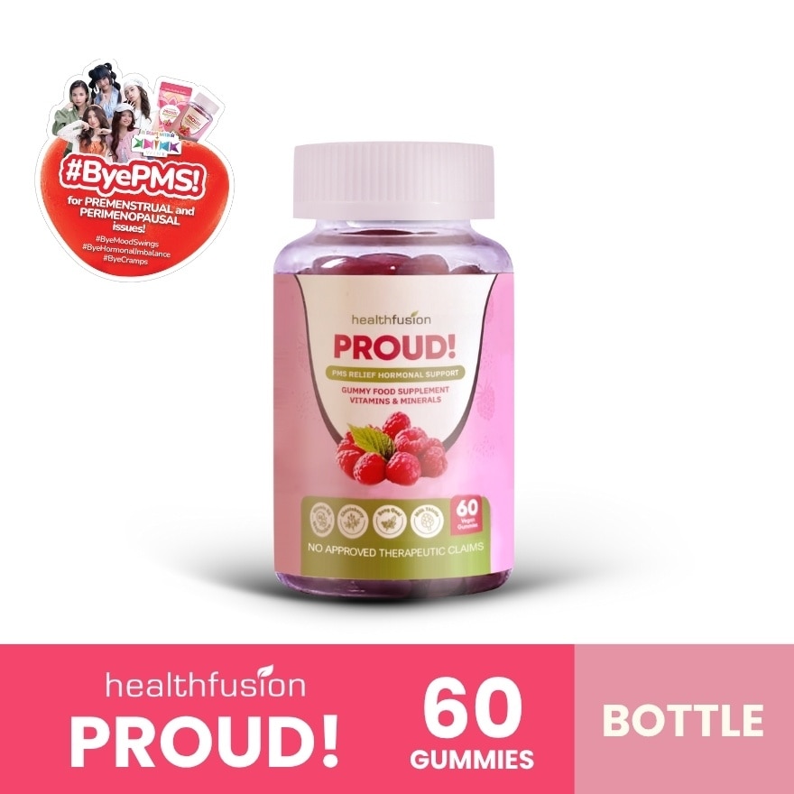 HEALTH FUSHION Proud Food Supplement Gummies with Vitamin B6 and Herbal Extracts