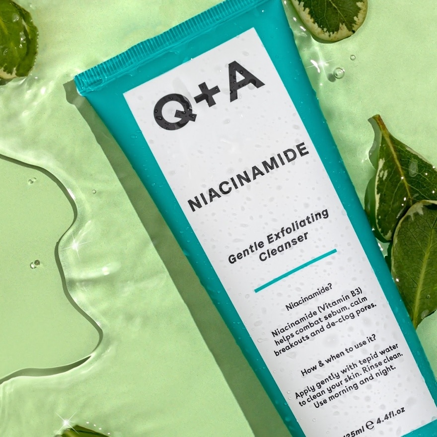 Q + A Niacinamide Gentle Exfoliating Cleanser 125ml