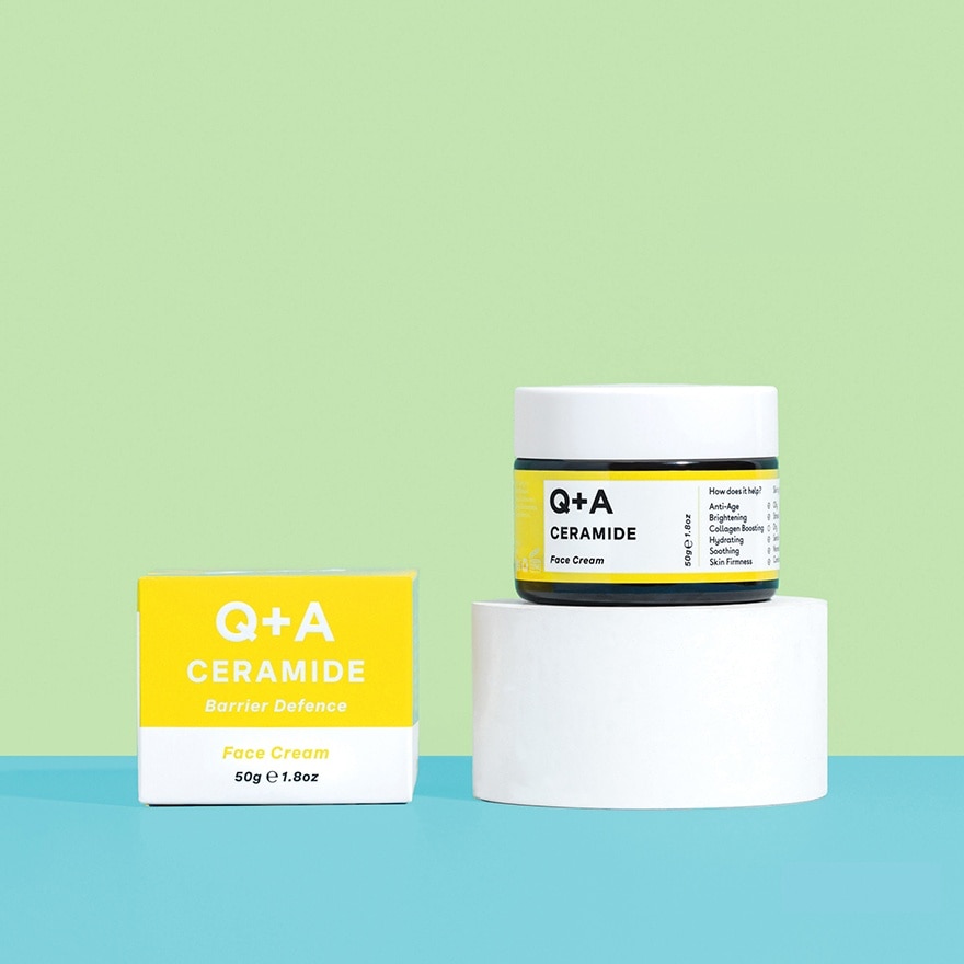 Q + A Ceramide Barrier Defense Face Cream 50g