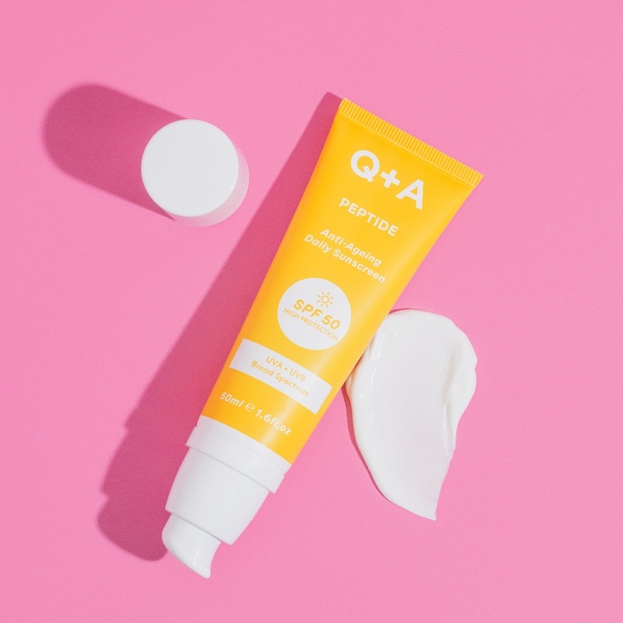 Q + A Peptide Anti-Ageing Daily Sunscreen SPF 50 50ml