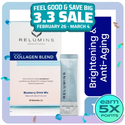 RELUMINS Collagen Blend Blueberry 10 Sachets