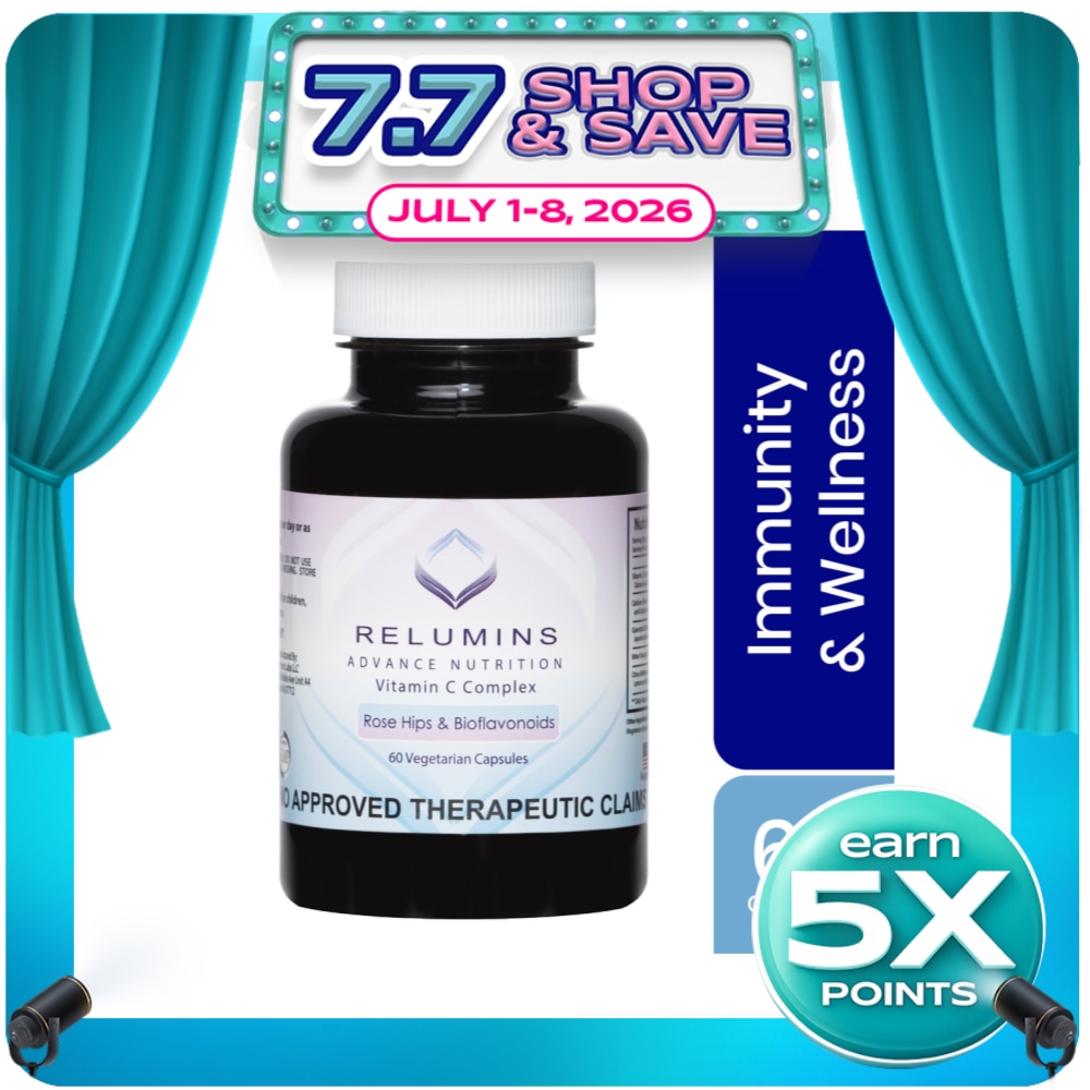 relumins glutathione and vitamin c RELUMINS, Vitamin C Complex 60 Vegetarian Capsules