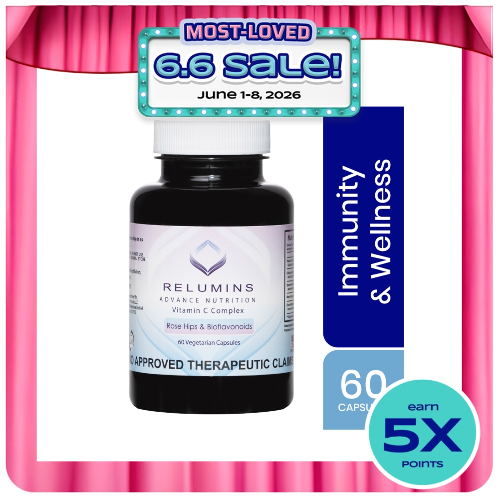 RELUMINS, Vitamin C Complex 60 Vegetarian Capsules